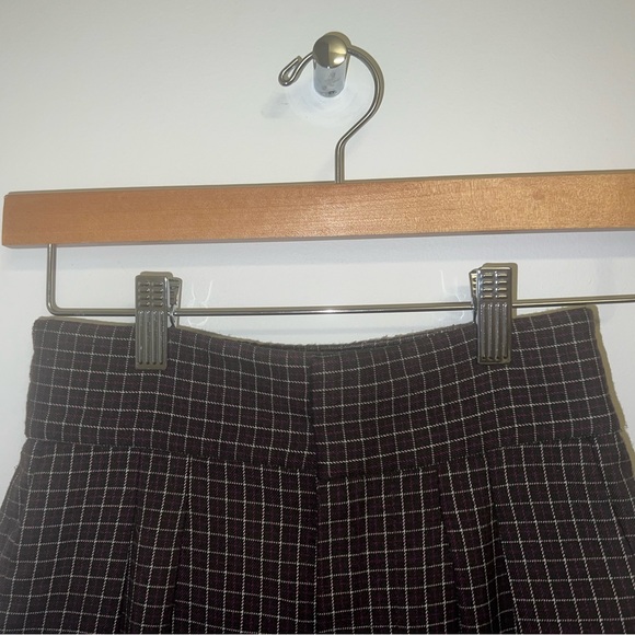 🍯 UO Plaid Purple Pleated Trousers • high-waisted • cropped • purple multi - Picture 8 of 8